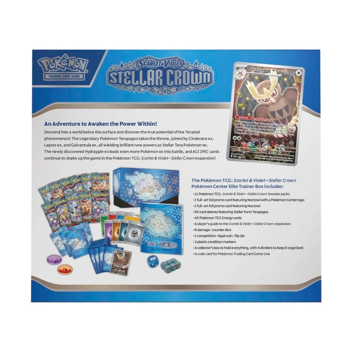Stellar Crown Elite Trainer Box (ETB) Back
