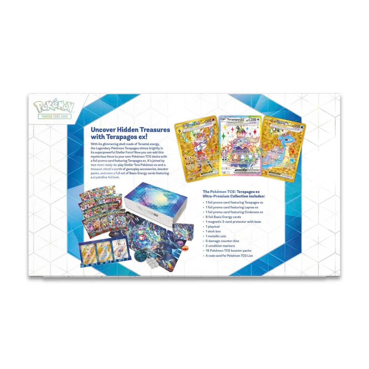 Pokémon TCG: Stellar Crown Terapagos Ex Ultra Premium Collection