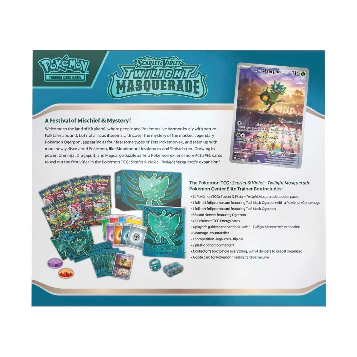 Pokémon TCG: Twilight Masquerade Elite Trainer Box